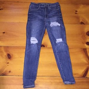 American Eagle super hi-rise jegging size 2 short
